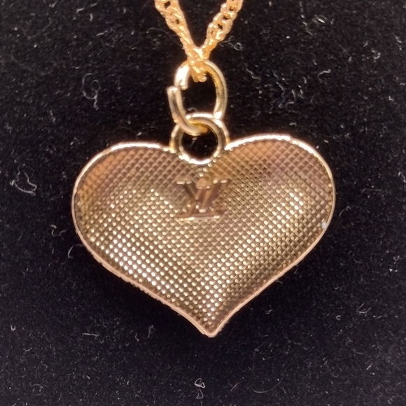 Authentic Louis Vuitton Zipper Pull- Blue W/.925 Chain - Picture 4 of 5